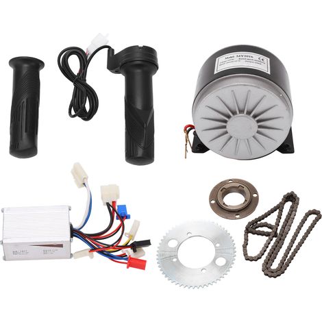 Kit de commande de moteur pour vélo électrique, en alliage d'aluminium, moteur à balais haute vitesse pour conversion 24 V 250 W (1/5)
