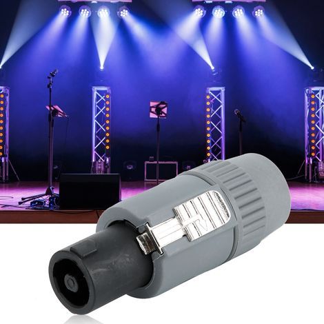 10 Pièces Connecteur 4 Pôles pour Éclairage Scène Professionnel et Équipement Audiovisuel