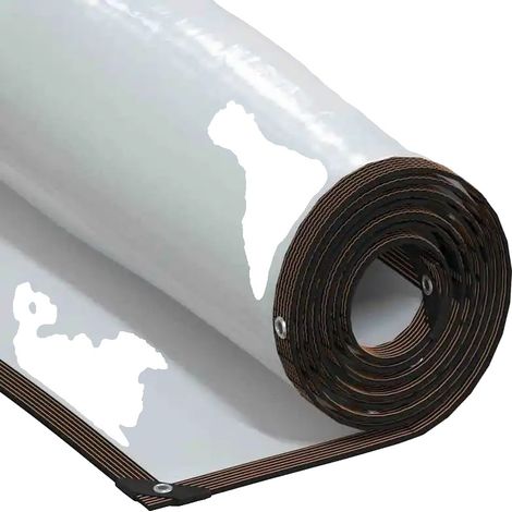 Lona transparente, diseño robusto, resistente a la intemperie, transparente (1/2)