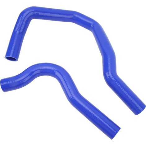 Tuyau de Radiateur en Silicone, Résistance à Haute Résistance à la Température, Tube de Radiateur pour la Civique EK4 EK9, avec des Performances d'étanchéité, une (BLUE) (1/4)
