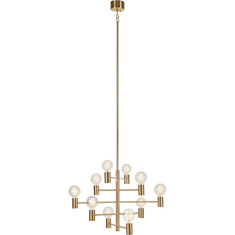 Markslojd PARIS Suspension de plafond à bras multiples 10 lumières laiton foncé (1/3)