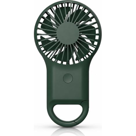 Ventilateur USB Portable Mini Ventilateur Extérieur Portable 3 Vitesses D'énergie éolienne Sont Réglables pour Le Camping de Bureau à Domicile de Voyage (OD Vert) (1/5)