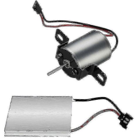 Kit moteur et générateur d'énergie pour ventilateur de cheminée pour poêle à bois/bûches (1/5)