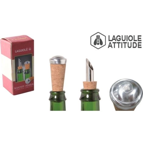 Tappo dosatore/versatore olio e liquidi in sughero Laguiole