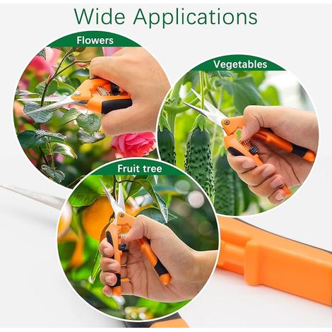 Garden Pruning Shears, Gardening Scissors, Gardening Hand Shears, Precision Bonsai Pruning Shears, Flower Shears