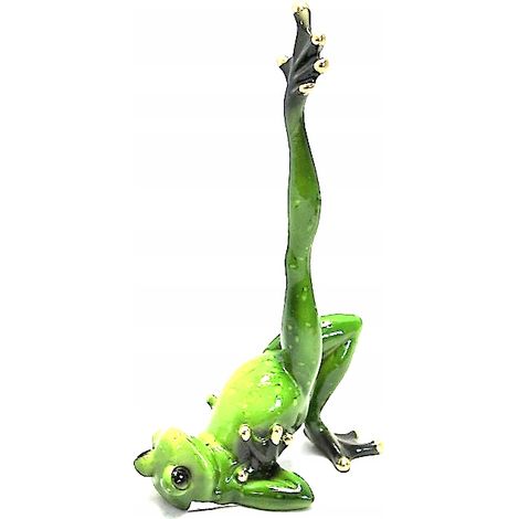 Dekorative, lustige Froschfigur in Yoga-Position – ALS GESCHENK (1/5)