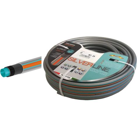 .Tubo Retinato "SILVERLINE" Diametro 3/4" Rotolo 25 Metri (1/3)