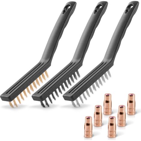 STAHLWERK Ugello per filo di riempimento AK15/MB15 fino a 200 A Set di 6 Accessori originali