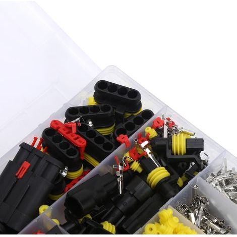 352 Pièces Connecteur Étanche Prise Automobile Électrique Kit Industriel (1/5)