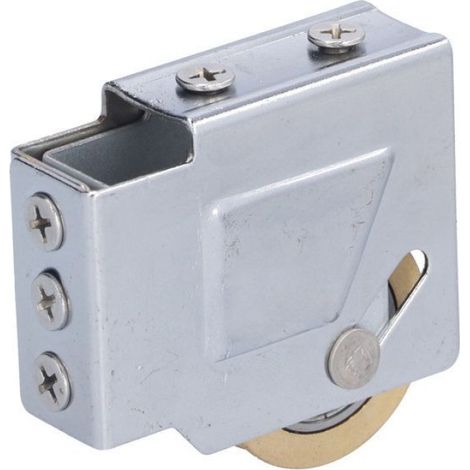 Rouleau de porte coulissante Type 90 Rouleau Coulissant en Métal Push Pull Balcon Poulie de Fenêtre de outillage meuble (1/4)