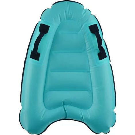 Las tablas de surf inflables son perfectas para juegos acuáticos y también son excelentes juguetes para niños. (Azul) (1/5)