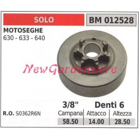 Pignon de moteur de tronçonneuse UNIQUEMENT 630 633 640 3/8' dents 6 012528