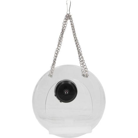 Mangeoire à Oiseaux avec Caméra Intelligente, Mangeoire à Oiseaux Suspendue pour L'Extérieur, Surveillance en Temps Réel des Mangeoires à Oiseaux Suspendues pour Le Jardin (Tour) (1/5)