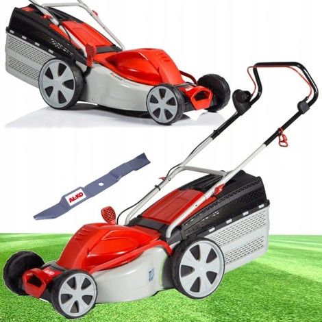 Tondeuse à gazon électrique AL-KO, moteur à induction 1600 W, bac en acier de 46 cm, capacité de 65 l (1/5)
