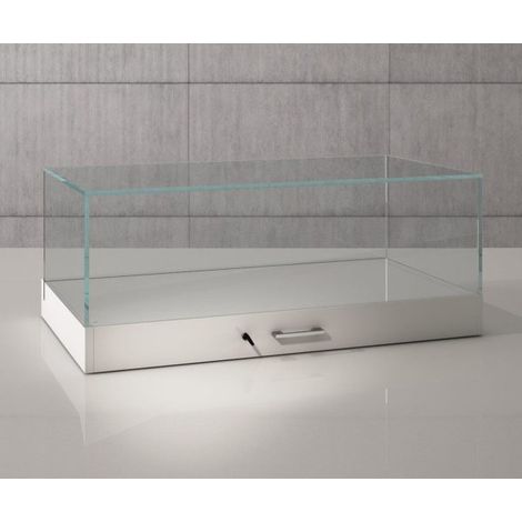 Vetrina Da Banco In Cristallo Temperato 100 x 51 x 40 cm QF/10T (1/2)