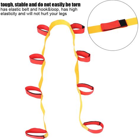 2 Bandes de Liaison Rapide pour Jeux de Groupe 3/5/8 Personnes - Team Building Extérieur (Modèle 8) (1/3)