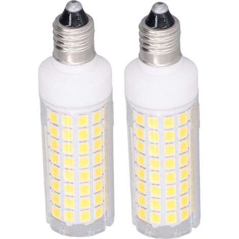 2er-Pack LED-Maiskolbenlampen, 102 LEDs, 10 W, dimmbar, E11-Sockel, natürliches Licht, für die Wohnraumbeleuchtung, 100–120 V Wechselstrom (1/5)