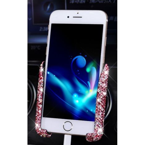 Support de téléphone de voiture Mini tableau de bord de voiture évent support de téléphone automatique universel réglable à 360 ° support de téléphone de voiture support de téléphone accessoires (diam (1/5)