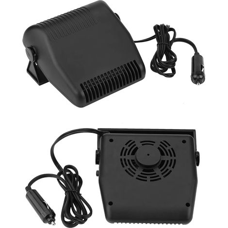 Dégivreur de Chauffage de Voiture 12V, Double Usage Chaud et Froid, Désembueur de Pare-brise, fabriqué en ABS, Puissance 150W (1/5)