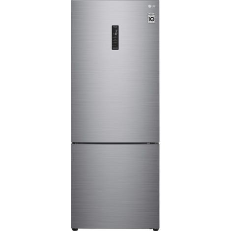 LG GBB566PZHMN Frigorifero combinato 70cm, Classe E, 462L, Wi-Fi, Total no frost, Inox. Capacità netta totale: 462 L. Cerniera porta: Destra, Tipo di display: LED. Classe climatica: SN-T, Emissione... (1/5)