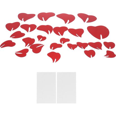 Autocollants Miroir Fleur 3D pour Mur - Décor d'Intérieur Moderne et Créatif (1/5)