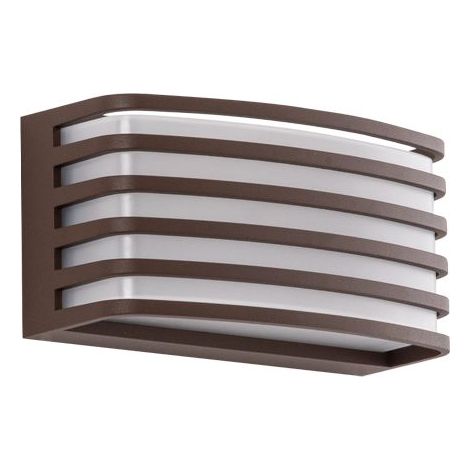 Applique Murale Extérieure Pour Ampoule LED E27 IP54 Marron foncé ZAMBELIS E275