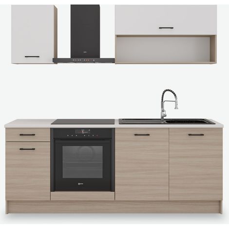 Budoia  Legno laminato - Quercia Barista/bianco (1/5)