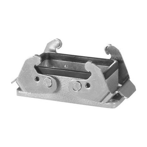 Amphenol C146 10F010 000 1 alloggiamento da incasso 2 staffe trasversali, con guarnizione piatta 1 pz
