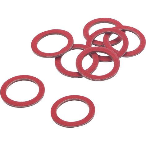 Junta de fibra roja para agua caliente/fría para conexión QUICK PLOMBERIE 3/4 (x8)