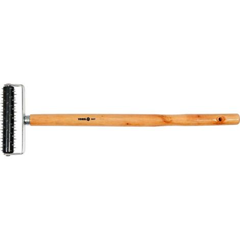 Perforationswalze für Tapeten mit Holzgriff (1/4)