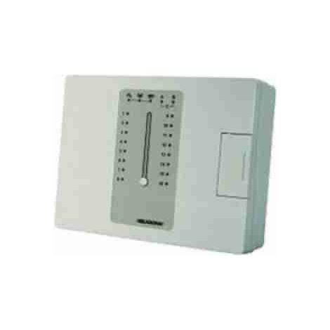 MR16 - Interfaccia filo radio stand alone a 12Vcc. Può gestire sino a 16 dispositivi radio (contatti e infrarossi), 8 telecomandi e 2 sirene. Compatibile con qualsiasi centrale. L'interfaccia è compat