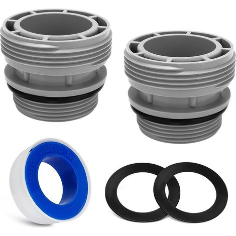 Raccord pompe piscine 4560, adaptateur tuyau pour Intex et Coleman, diamètres 40 mm à 1,5 pouce. (1/5)