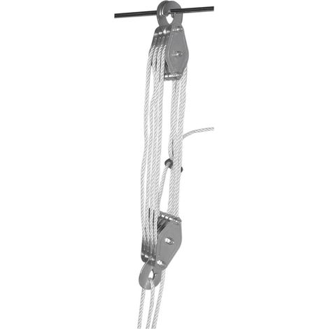 Berger & Schröter 60004 Seilflaschenzug Tragfähigkeit (ohne Umlenkrolle) 300 kg