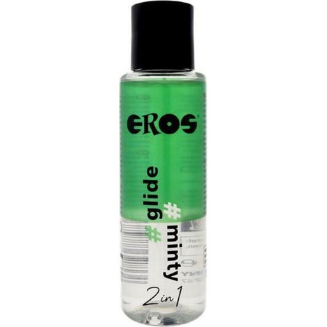EROS - LUBRICANTE 2 EN 1 GLIDE MINTY BASE DE SILICONA 100 ML