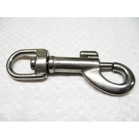 Swivel Eye Bolt Snap Hook Stainless Steel 19MM (Key Ring Leash Flag Trigger Keychain) (1/2)