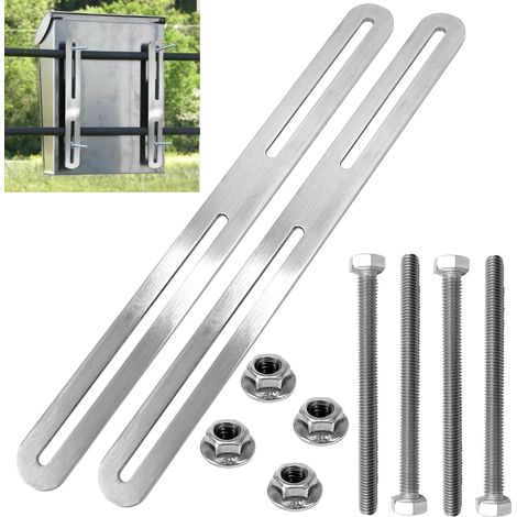 Kit de Support Boite aux Lettres Support pour Boîte au Lettre 280x 24 mm (1/5)