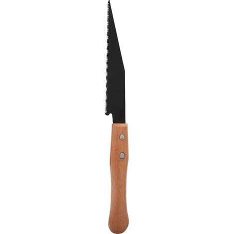 Scie à main manche ergonomique 6 pouces lame manche en bois scie de menuiserie pour couper bois dur bois tendre charpenterie (1/5)