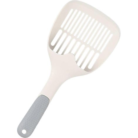 Pelle à litière pour chat, accessoires de nettoyage pour animaux de compagnie, pelle à litière hygiénique avec manche confortable et tamis, adaptée (1/5)