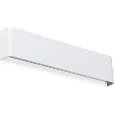 Ideal Lux applique moderna Delta 1 luce LED integrato bianco policarbonato