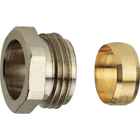 Raccord à compression pour tube cuivre Ø14, mâle 1/2'' (15/21) - Comap
