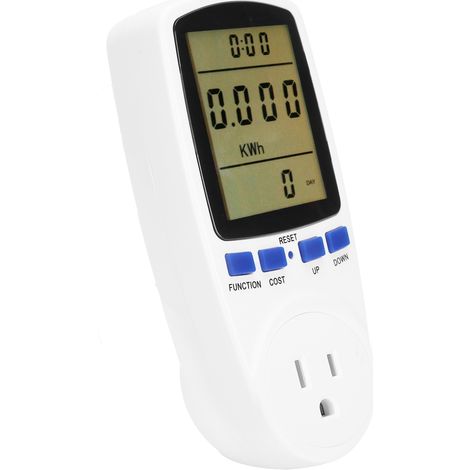 Prise de mesure de puissance avec moniteur de consommation électrique, voltmètre et ampèremètre, écran LCD TS-836, prise US 110 V (1/5)