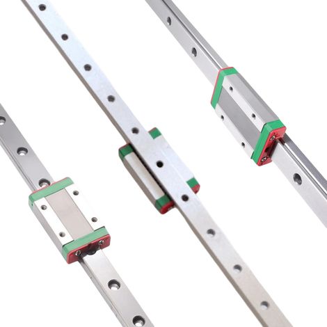 Guía lineal, opciones de longitud personalizadas, movimiento suave, 500 mm, MGN15H (1/2)