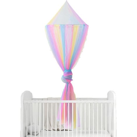 Moustiquaire, dôme arc-en-ciel, moustiquaire pour bébé, rideau de lit anti-moustiques, rideau de lit pour bébé (1/4)