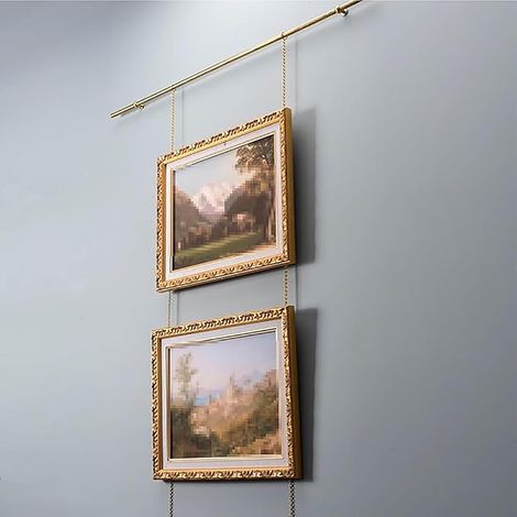 Kit de rail galerie en laiton extra long 24, 30, 36, 48, 60 et 80 (1/5)