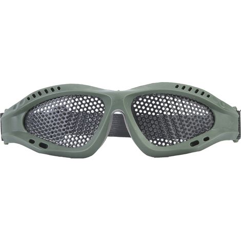 Lunettes de protection pour enfants, ajustables et vertes, idéales pour le sport en extérieur. (1/5)