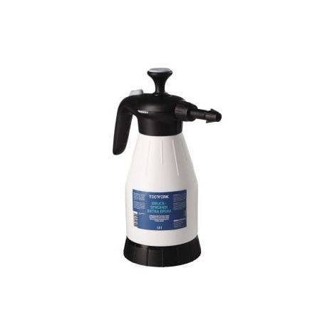 Pulvérisateur à pression 360 degrés FPM 1,5l joints EPDM gris TECWERK (1/2)