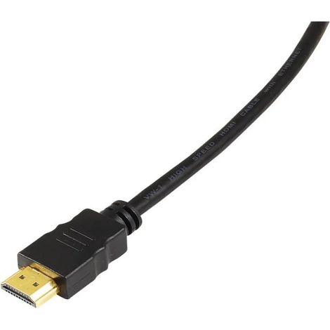 CORDON HDMI GOLD HQ 1.8M NOIR PROFILE 401402301