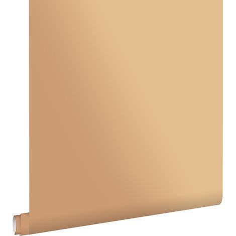 papier peint uni brun cuivré brillant - ESTAhome (1/5)