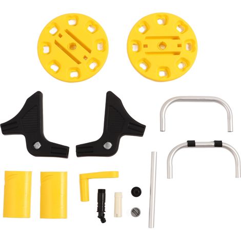 Enrouleur de tuyau d'arrosage G1/2 jaune, chariot pour tuyau d'arrosage pouvant contenir 20 m de tuyau, outil de lavage de voiture pour jardin, pelouse et extérieur (1/5)