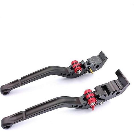 Convient pour la moto Ducati 848EVO, réglage du levier de frein, d'embrayage et de klaxon en alliage d'aluminium (tige longue en titane). (1/3)